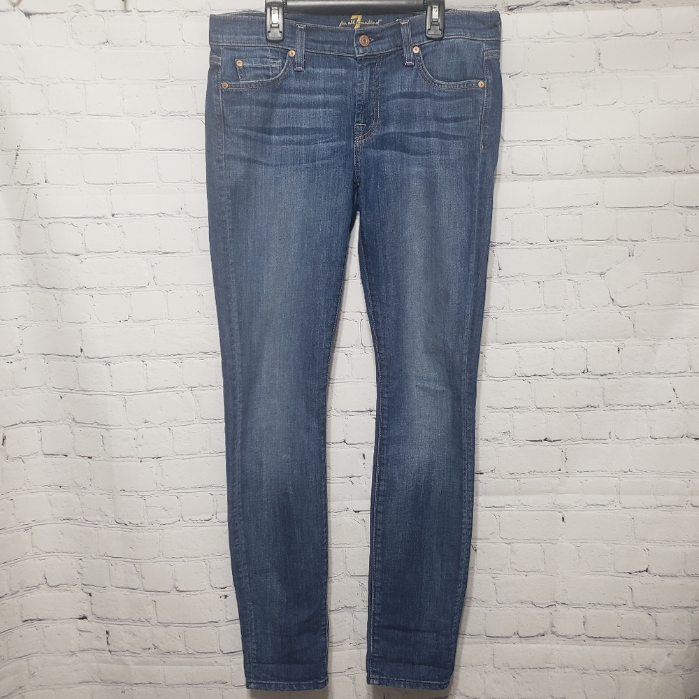 7FAM Sz 28 Gwenevere Skinny Jeans